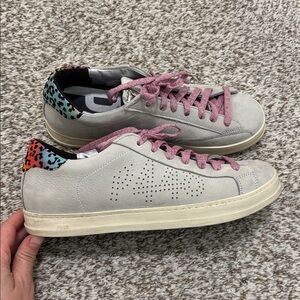 P448 rainbow cheetah sneakers 40